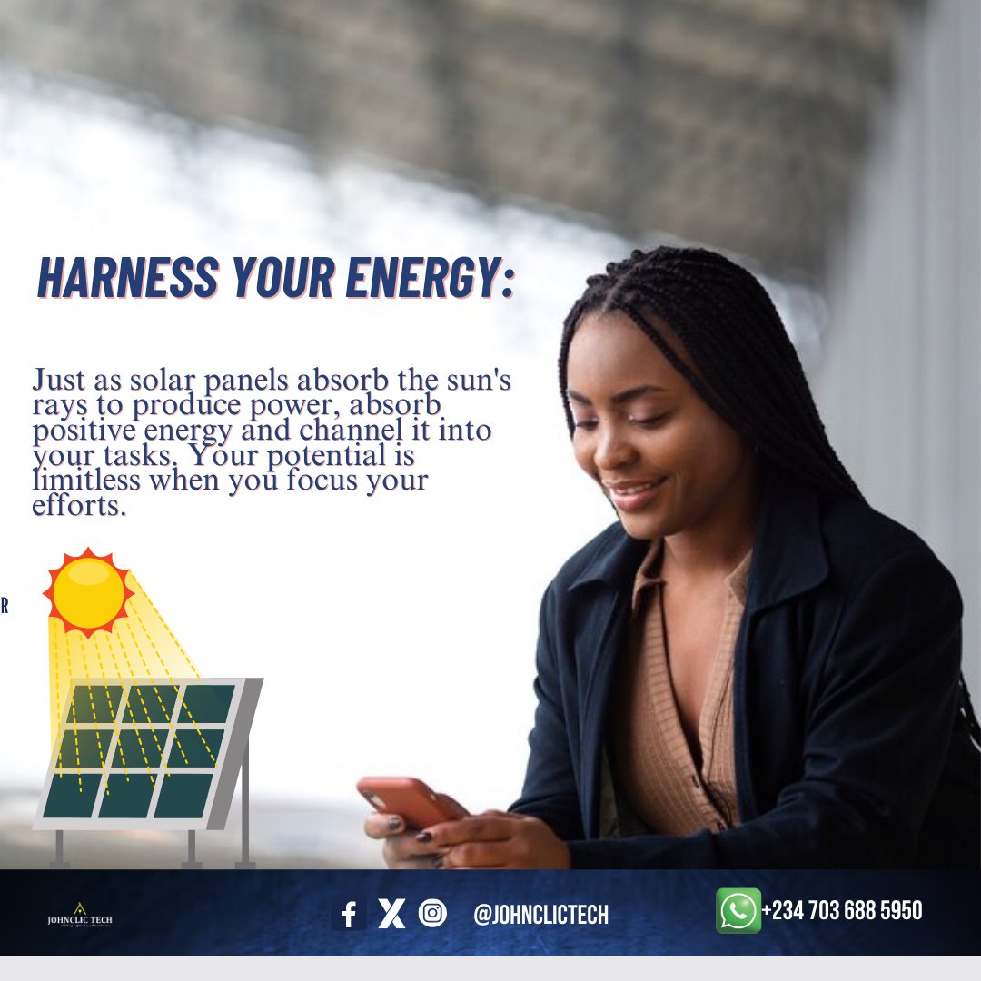 Harness your energy