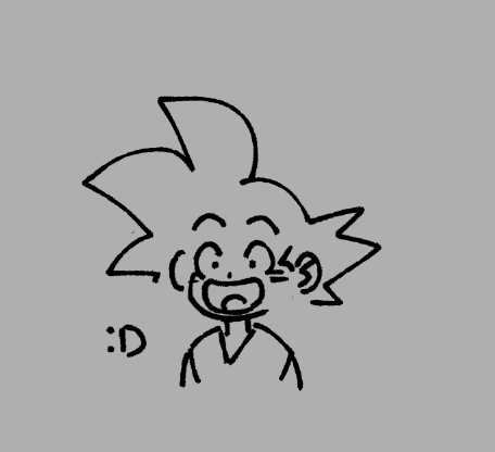 rydoodlz's tweet photo. I like Goku being small bcs it means his face can go like this again https://t.co/9kstL3NWfd