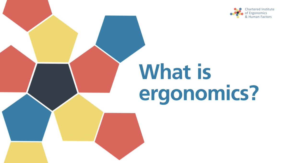 CIEHF's tweet image. **Explaining Ergonomics:** Ergonomics focuses on human wellbeing and performance, creating spaces, tools, and systems that fit users&apos; needs, reduce discomfort, and boost productivity. It considers posture, movement, and cognitive demands to enhance safety and efficiency.