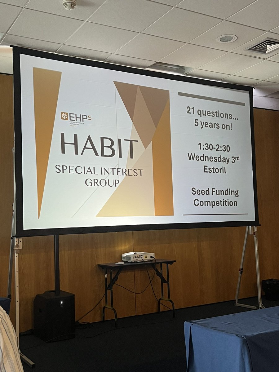 EHPS Habit Special Interest Group (@ehpshabit) on Twitter photo Don’t miss out on today’s Habit SIG meeting!
Revisiting the 21 questions from 5 years ago. What’s been done since? Where to next?
Seed funding competition and collaboration opportunities involved!
@ehps2024 #ehpshabit #ehps Don’t miss out on today’s Habit SIG meeting!
Revisiting the 21 questions from 5 years ago. What’s been done since? Where to next?
Seed funding competition and collaboration opportunities involved!
@ehps2024 #ehpshabit #ehps