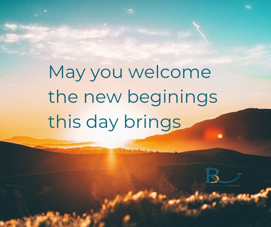 "May you welcome the new beginings this day brings"

☀️ Morning blessings 🙏

#morning #you #life #wellbeing #backtome