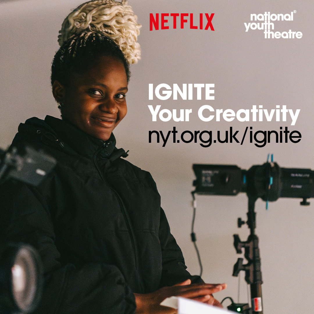 🚀 We want to tackle negative perceptions about creative careers &amp; for TV, Film &amp; Theatre to be more representative

⚡️ So we’ve teamed up with <a href="/NetflixUK/">Netflix UK & Ireland</a> &amp; Adeel Akhtar on IGNITE 

Offering 16-25s FREE workshops to unlock access to creative careers. Apply nyt.org.uk/ignite