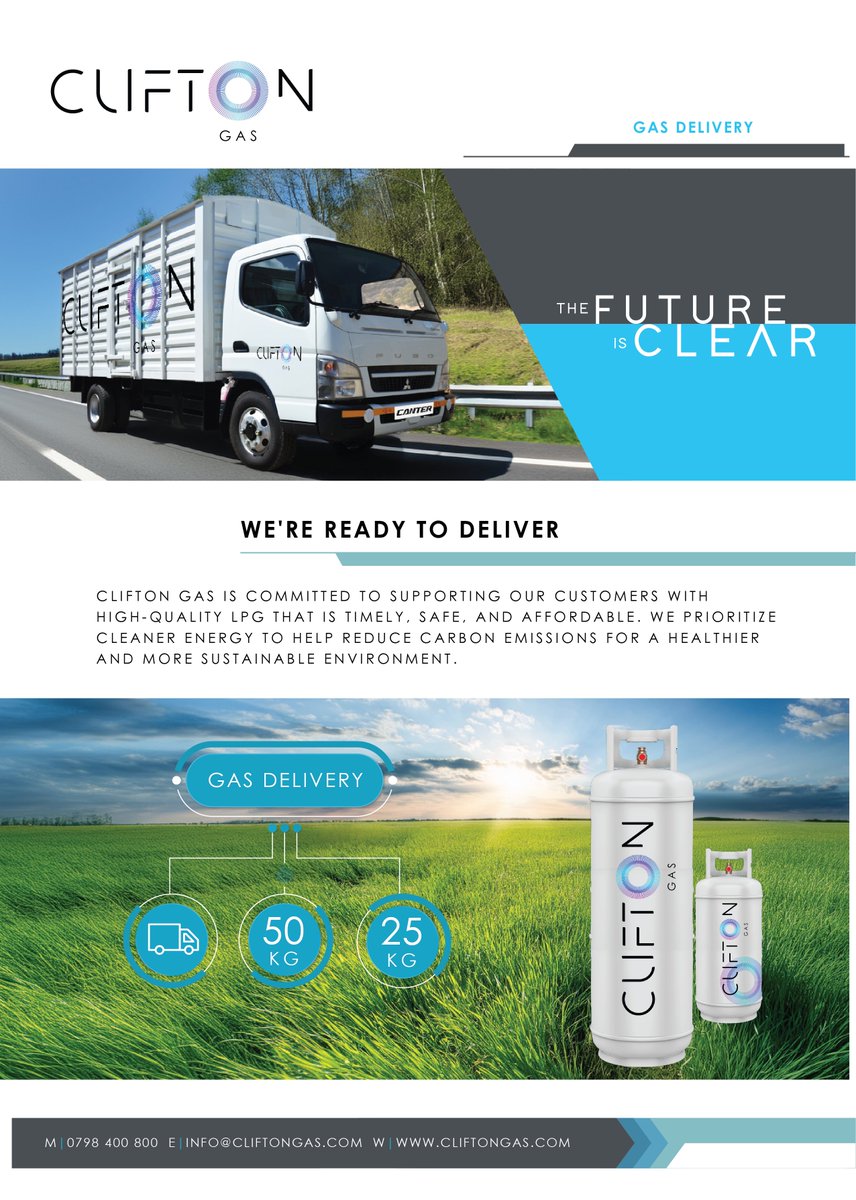 Clifton_Gas's tweet photo. 🔥 Running out of gas? Let Clifton Gas keep your kitchen alive! Get fast, reliable LPG delivery in Nairobi and Eldoret—no more last-minute dashes. 🚚💨

📞 Call us now at: 0798 400 800

Or go to https://t.co/RqOQMSdpt5

#CliftonGas #LPGDeliveryKE #GasToYourDoor #Nairobi #Eldoret https://t.co/jghQlSh6VO
