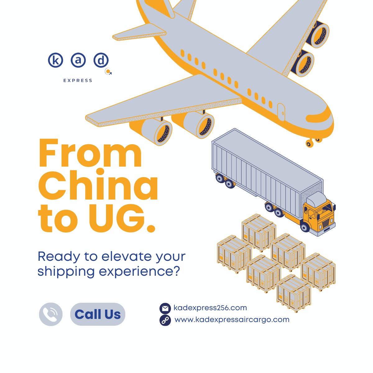 kad_express's tweet image. Looking to import from China? Kad Express is your trusted partner. We offer reliable and efficient shipping services to Uganda. +256784673291
 #ImportFromChina #KadExpress #Uganda