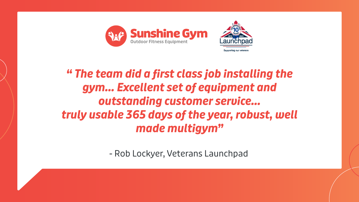 We love hearing from our happy customers! Book your Sunshine Gym installation today 👉 ow.ly/mCKe50TccPO
#SunshineGym #OutdoorGym