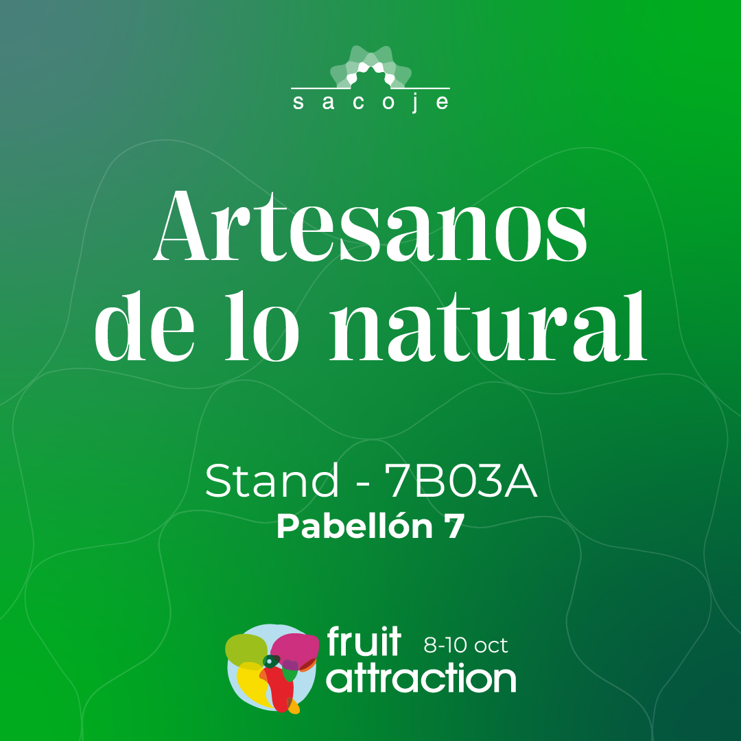 sacoje (@sacojecoop) on Twitter photo 🚜🥦Conoce a los artesanos de los natural en <a href="/FruitAttraction/">Fruit Attraction</a> 2024, la cita internacional por excelencia del sector hortofrutícola.
El equipo de Sacoje te estará esperando en el 📍pabellón 7, número de 📍stand 7B03A. ¡Nos vemos en Madrid!
#Sacoje #FruitAttraction 🚜🥦Conoce a los artesanos de los natural en <a href="/FruitAttraction/">Fruit Attraction</a> 2024, la cita internacional por excelencia del sector hortofrutícola.
El equipo de Sacoje te estará esperando en el 📍pabellón 7, número de 📍stand 7B03A. ¡Nos vemos en Madrid!
#Sacoje #FruitAttraction