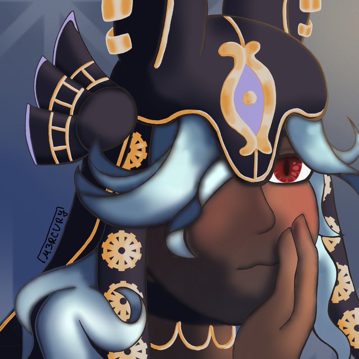 M3rcuryPng's tweet photo. I’ve finished my #cyno fan art ✨

#Genshin #GenshinImpact #genshinimpactart #fanart https://t.co/qKbx5bzwgq