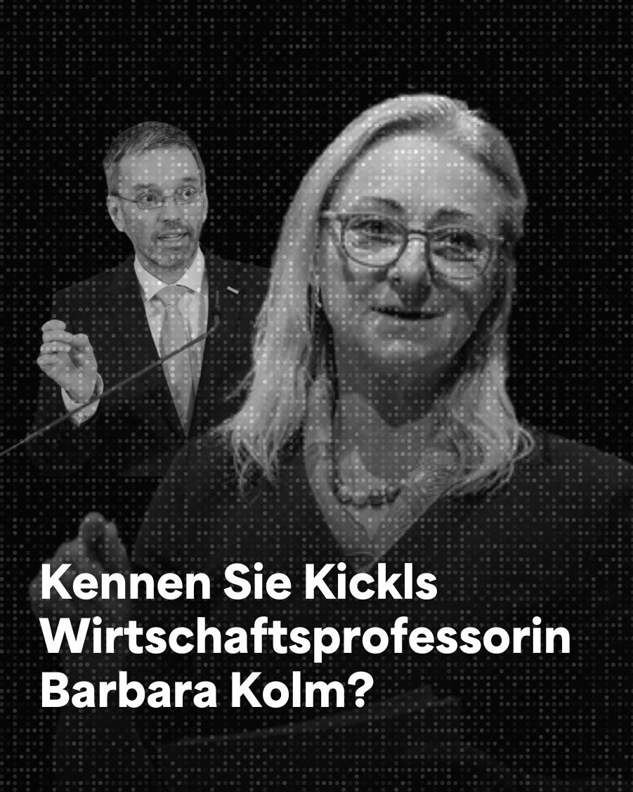 Das ist Barbara Kolm. Kickls Wirtschaftsprofessorin. Kandidiert auf FPÖ-Platz 6.

Sie ist gegen
- das öffentliche Gesundheitssystem
- das öffentliche Pensionssystem
- den Sozialstaat insgesamt
- Konsumentenschutz

Sie ist für
- Privatisierung von Wasser
- Steueroasen

Thread 🧵