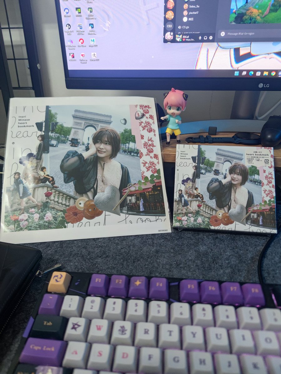 シンガポールからのサポート、来年は日本に行ってコンサートを直接観たいと思っています❤️❤️❤️
#水瀬いのりheartbookmark