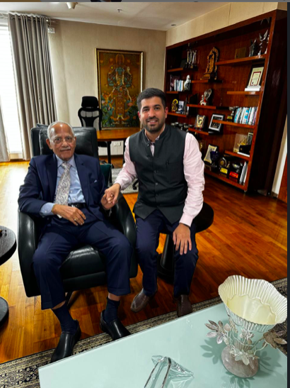 Always a pleasure &amp; a learning exp meeting <a href="/DrPrathapCReddy/">Prathap C Reddy</a> Chairman <a href="/HospitalsApollo/">HospitalsApollo</a> His  dedication to patient care is truly inspiring
His words "Let every patient go back happy &amp; healthy, take care of them" resonate deeply
A testament to his leadership &amp;  the groups success