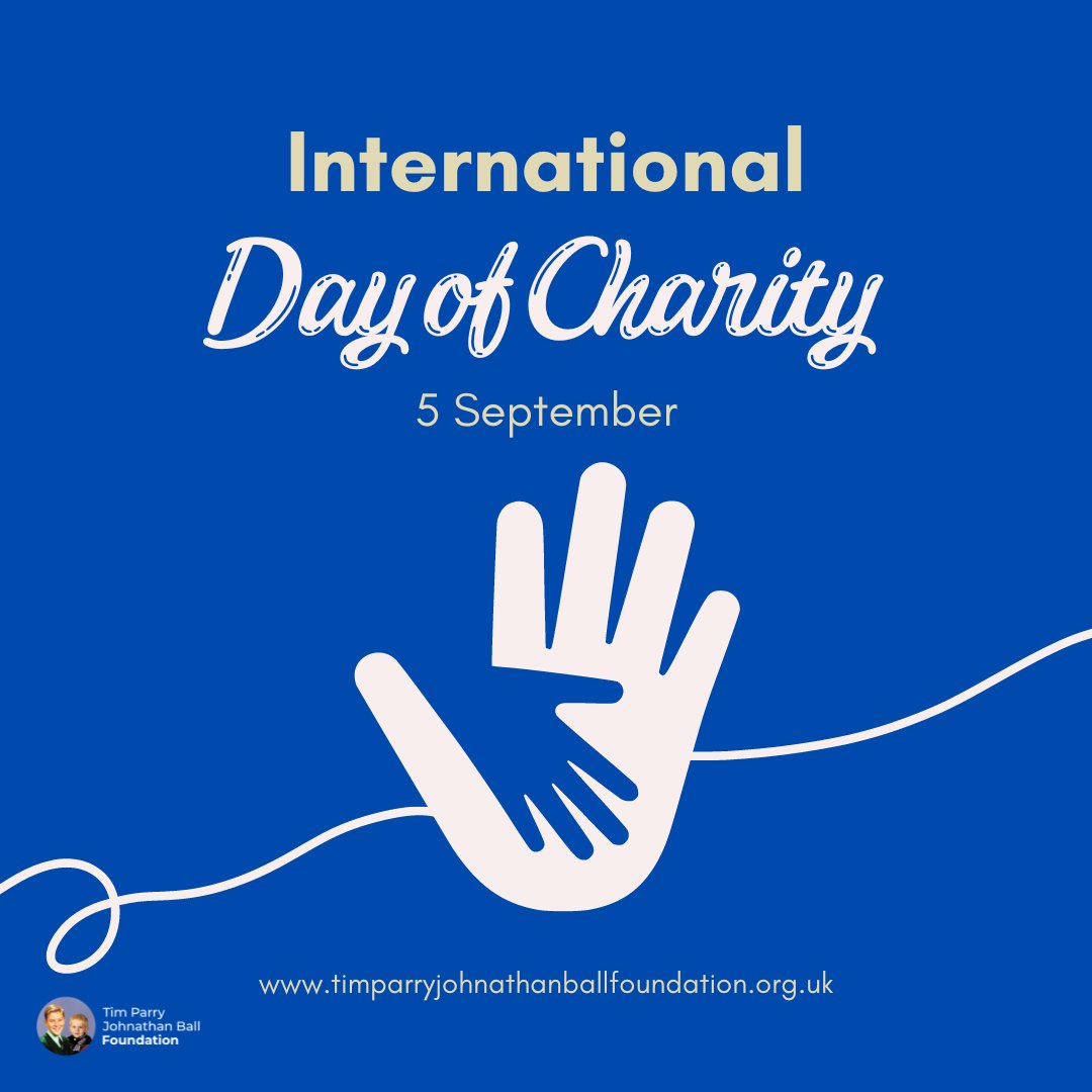 Tim Parry Johnathan Ball Foundation (@tpjbfoundation) on Twitter photo #InternationalDayOfCharity is observed annually on Sept 5. It's a day to raise awareness and promote charitable activities around the world. TPJB Foundation has had a significant impact on violence and conflict resolution both locally and globally. Contact: info@timjon.org.uk #InternationalDayOfCharity is observed annually on Sept 5. It's a day to raise awareness and promote charitable activities around the world. TPJB Foundation has had a significant impact on violence and conflict resolution both locally and globally. Contact: info@timjon.org.uk