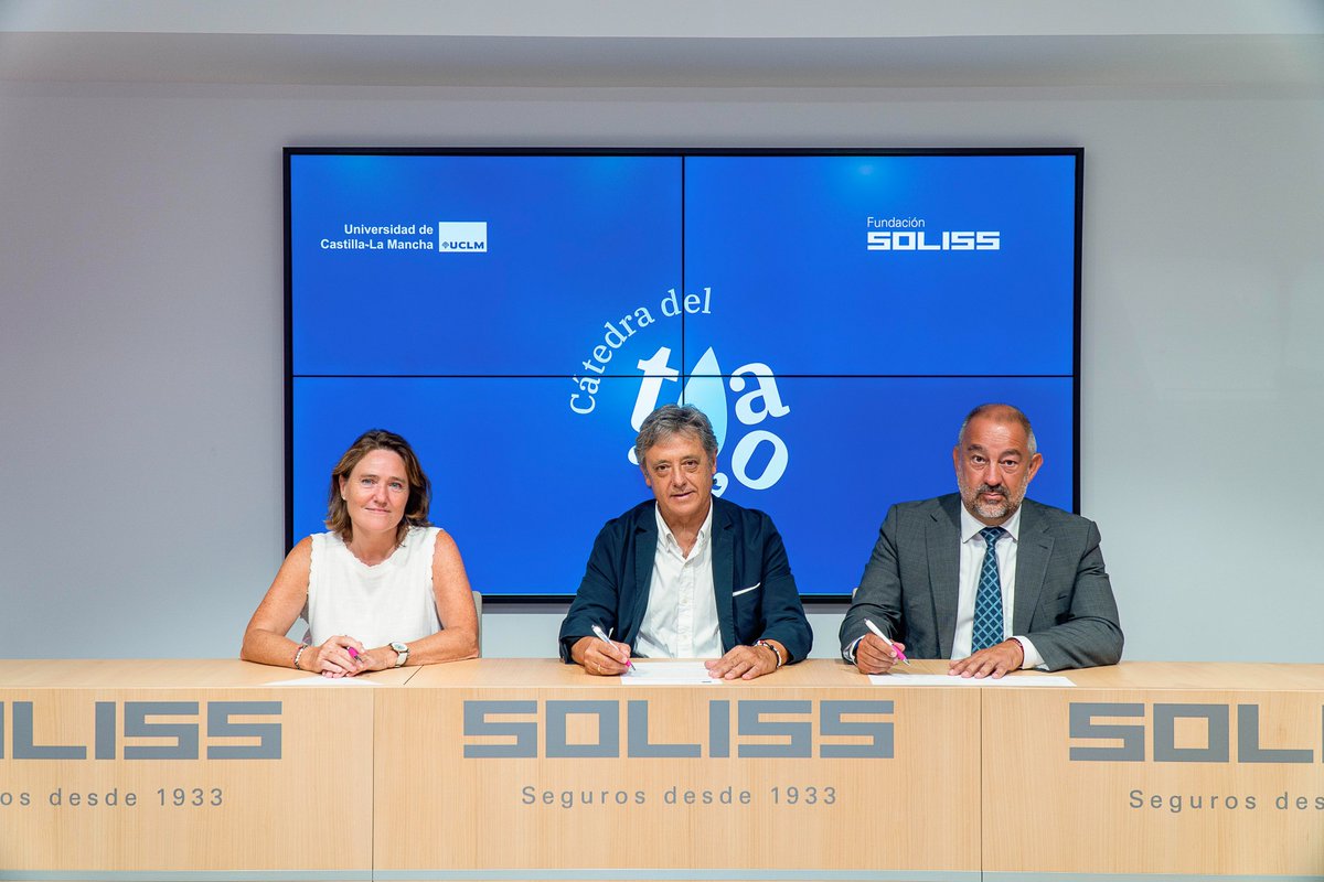 catedradeltajo's tweet photo. @FundacionSoliss  y @uclm_es dan continuidad🖊️ al trabajo de @catedradeltajo y su compromiso con el estudio y la divulgación para promover el buen estado de la cuenca hidrográfica
Gracias por el apoyo. Pondremos todo nuestro empeño desde el rigor, el trabajo y la ilusión💪 https://t.co/7GgjP4edJU