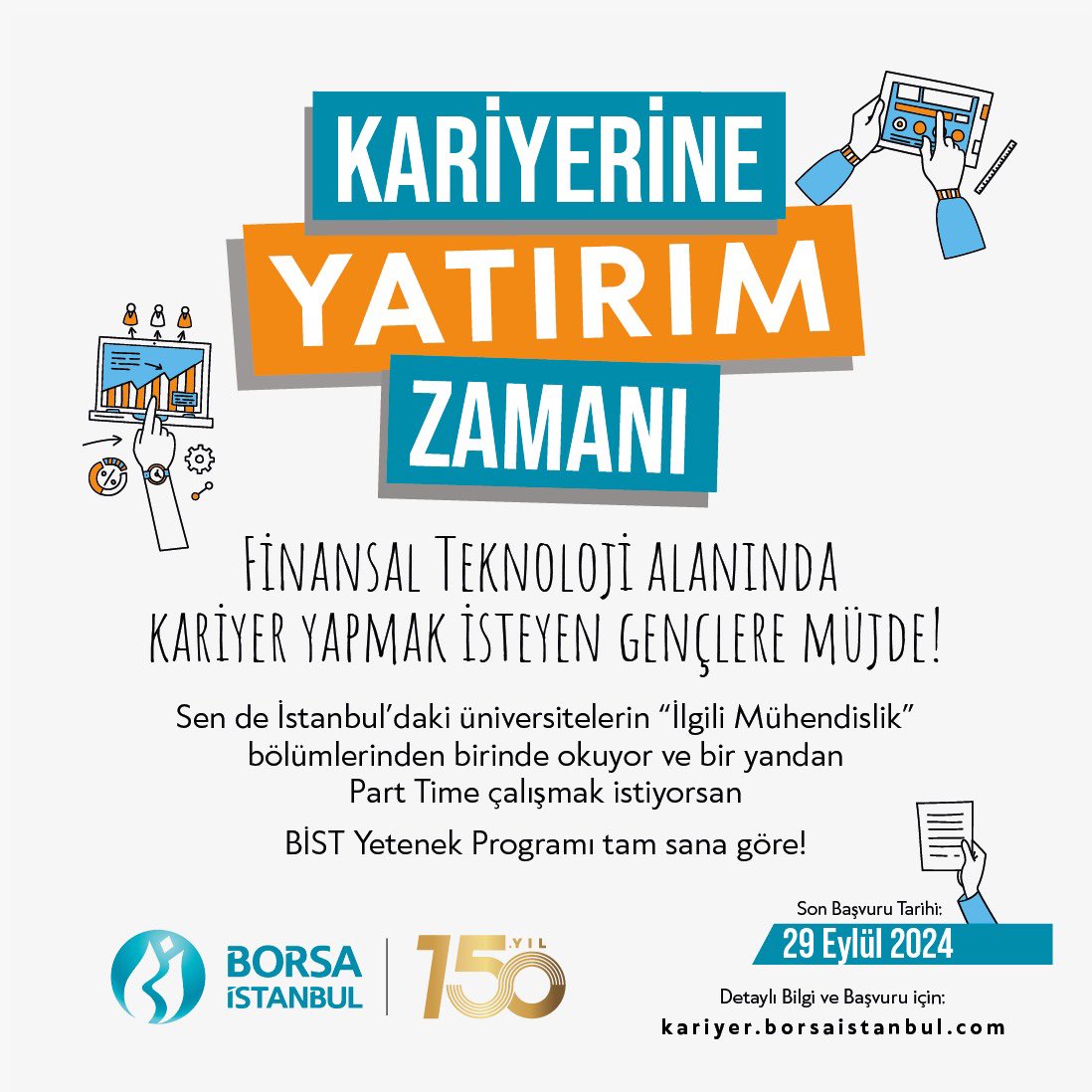 bukariyer's tweet photo. Kariyerine Yatırım Zamanı🚀
@borsaistanbul 

https://t.co/78p6oO8BcT https://t.co/fRTKVaO1hu