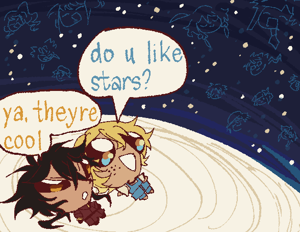 tunamayuuu's tweet photo. #bsdtwt #文豪ストレイドッグス #bsd 

do you see them when you look at the stars? https://t.co/y66VlK97Lh