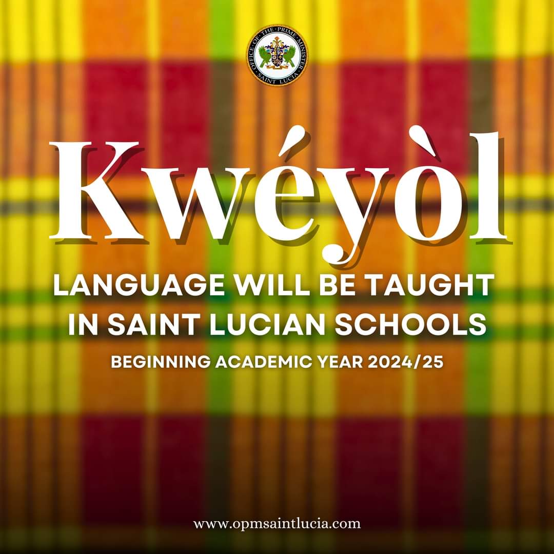 opmsaintlucia's tweet image. In Saint Lucia, Kwéyòl is more than just a language. Kwéyòl forms part of our history and heritage and is the language of Saint Lucian consciousness. 

After decades of advocacy, students will receive Kwéyòl instructions in school for the first time ever!