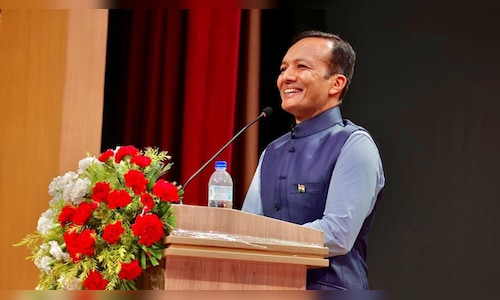 CNBCTV18News's tweet photo. #ISASteelConclave | The steel industry is committed to decarbonisation, aiming to achieve net zero carbon emissions by 2047, says @JSPLCorporate Chairman @MPNaveenJindal
This target comes as part of India's broader commitment to achieving net zero carbon emissions by 2070 | @ISAsteelcon
#Steel @shivanibazaz
https://t.co/24T1ED3wlh