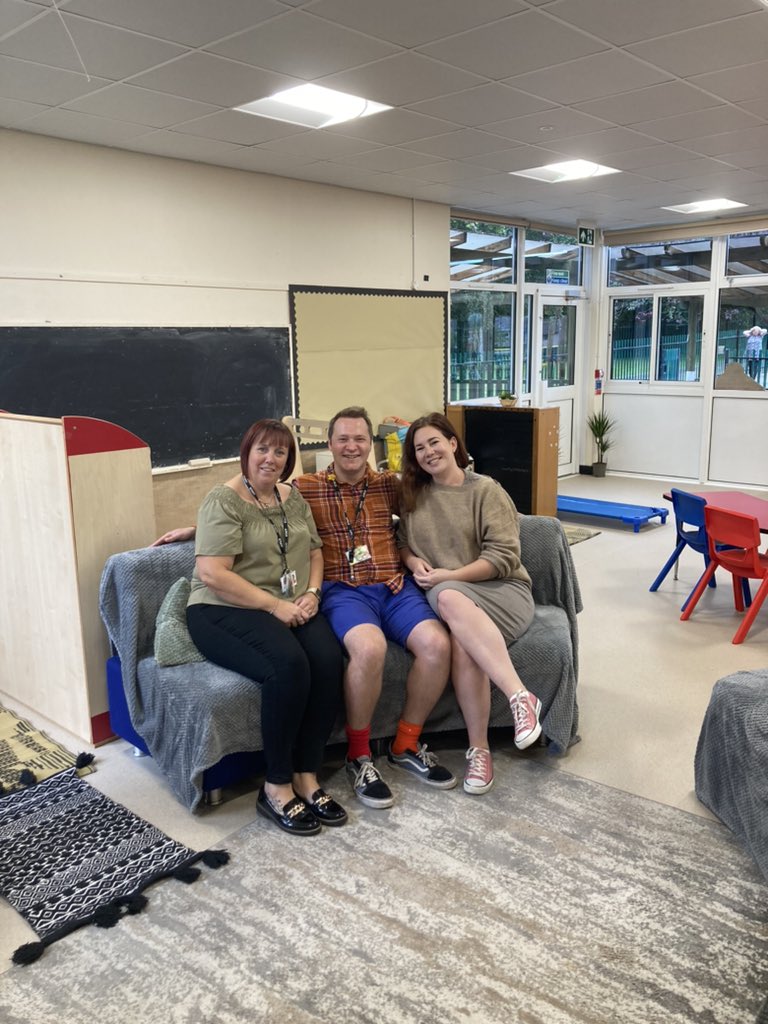 Our nurture team are ready and waiting to welcome our nurture group to school today.