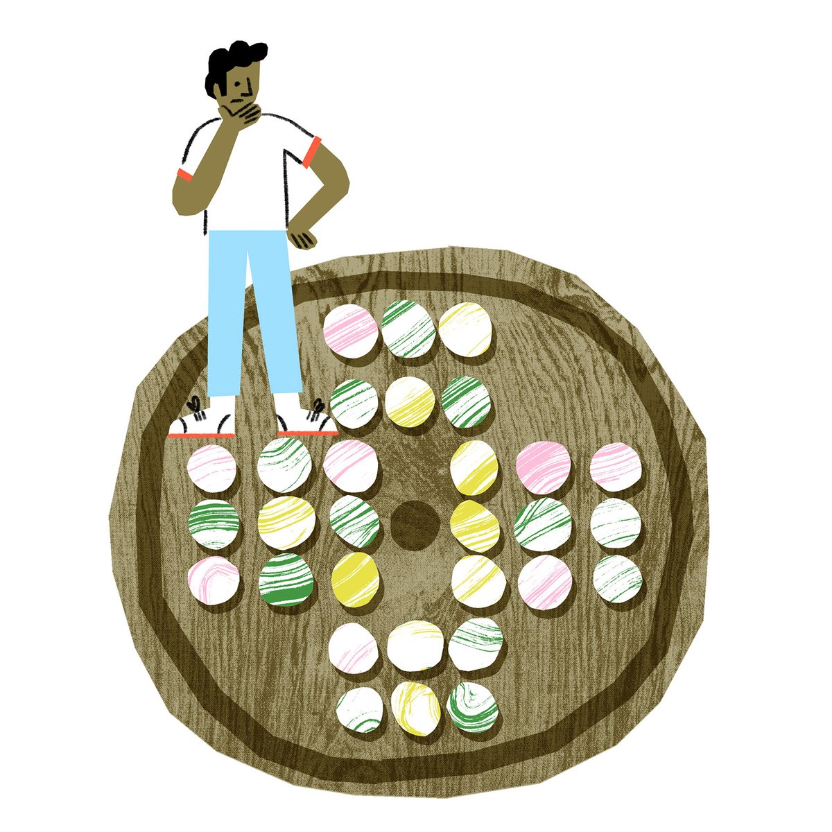 New work for <a href="/senetmagazine/">@senetmagazine</a>  🎲 A series of illos for ‘Party of One’ an article all about solitary gameplay! ♟️

Many thanks to AD <a href="/jameshuntereu/">James Hunter</a>