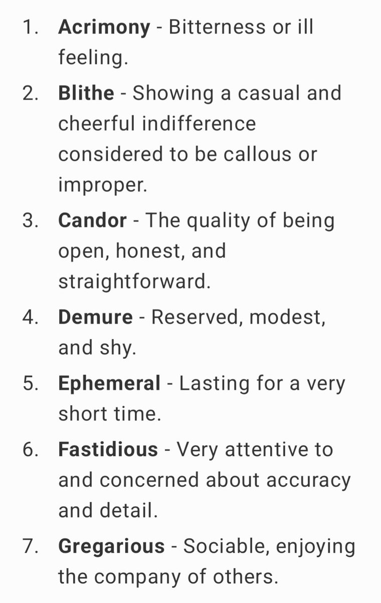 Jyothi_esl's tweet image. Boost your SAT game with the words we did in class today. Each word is a key to sharper communication. ✨🗝️ #SATPrep #VocabularyPower #LearnSmart