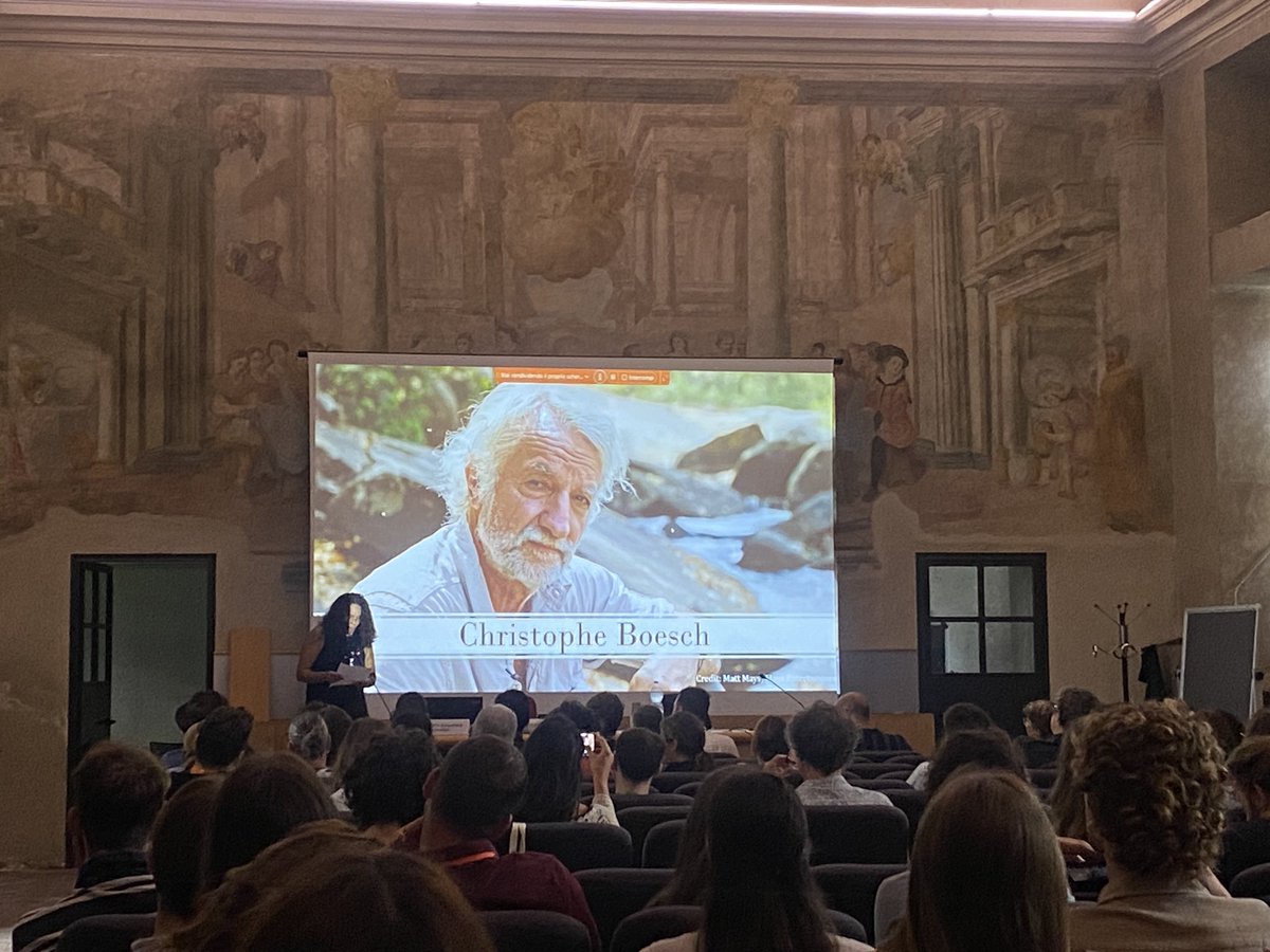 Valeria Torti (@valeria_torti) on Twitter photo The Italian Ethologists pay tribute to Christophe Boesch and Frans De Waal at the XXX <a href="/sie_etologia/">Società Italiana di Etologia</a> Congress! #ethology #zoology The Italian Ethologists pay tribute to Christophe Boesch and Frans De Waal at the XXX <a href="/sie_etologia/">Società Italiana di Etologia</a> Congress! #ethology #zoology
