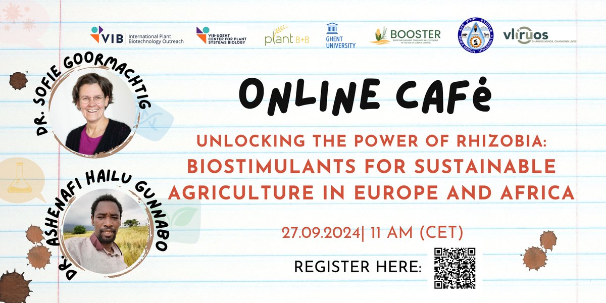 ☕️ The Online Café is back from holiday!
Join us on the 27th of September at 11am (CET) for an inspiring seminar about the use of nitrogen-fixating rhizobia 🦠as biostimulants🌱See you online!
#TheOnlineCafé #HorizonEurope #BOOSTER #ipbo #biotechnologyoutreach