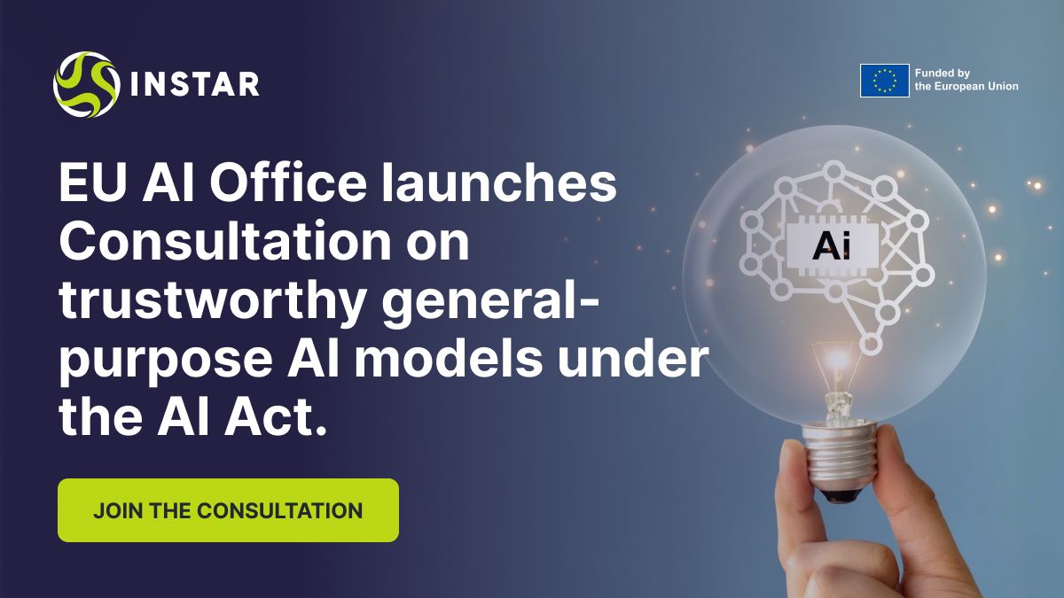 BluSpecs (@bluspecsinnova) on Twitter photo The European Commission has launched a public consultation on the AI Act, focusing on ensuring trustworthy and safe general-purpose AI ✏️
🔗 digital-strategy.ec.europa.eu/en/consultatio…
The deadline to join this consultation is 18 of September!
#AIAct #DigitalStrategy #AI <a href="/INSTARstandards/">INSTAR_Standards</a> The European Commission has launched a public consultation on the AI Act, focusing on ensuring trustworthy and safe general-purpose AI ✏️
🔗 digital-strategy.ec.europa.eu/en/consultatio…
The deadline to join this consultation is 18 of September!
#AIAct #DigitalStrategy #AI <a href="/INSTARstandards/">INSTAR_Standards</a>