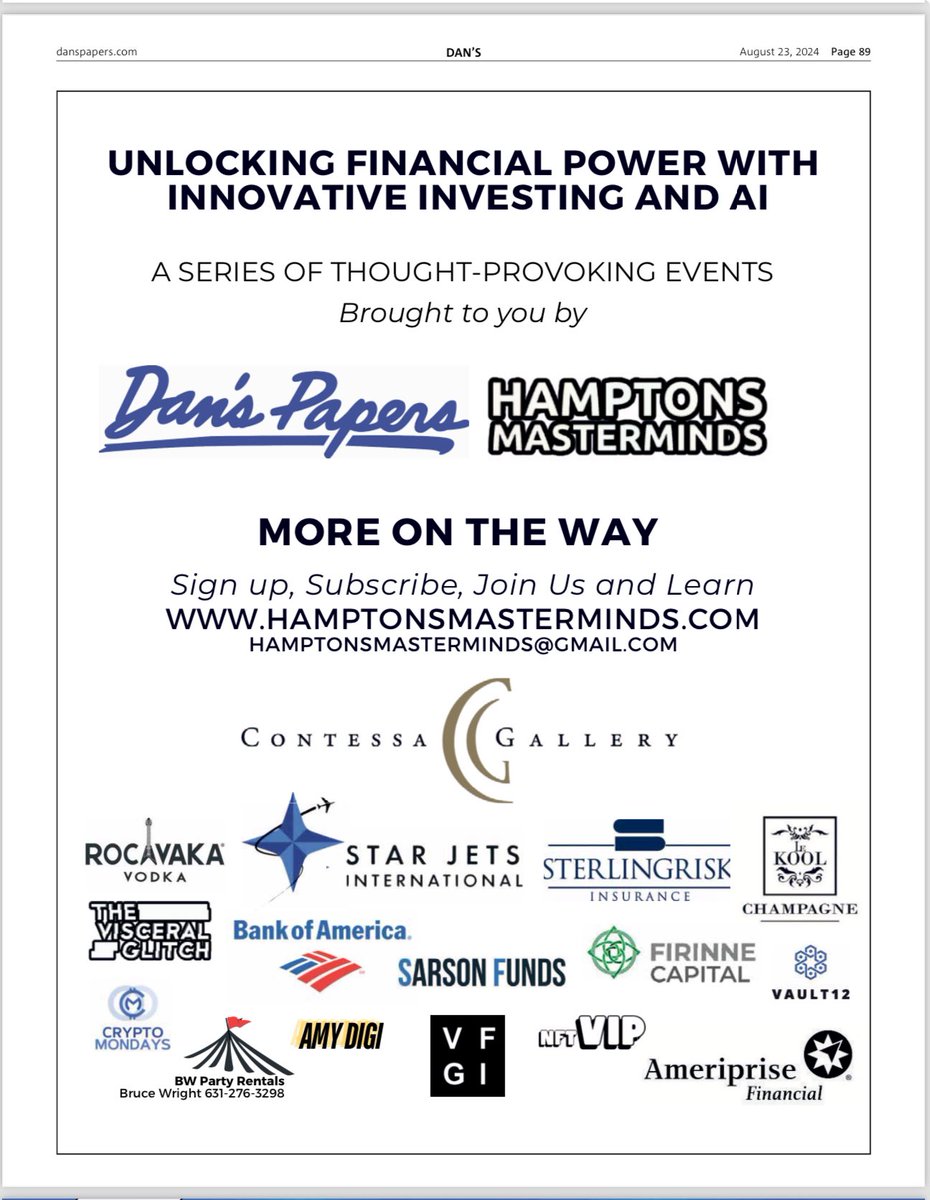 _vault12_'s tweet image. Preserving generational wealth through crypto inheritance wherever you happen to be.

From @_vault12_ the pioneers of crypto inheritance. 

Thanks #DansPapers and #HamptonsMasterminds for highlighting this increasingly important topic.
#CryptoInheritance #BitcoinInheritance…