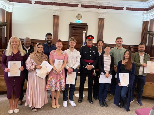 Somerset Lieutenancy (@somersetll) on Twitter photo Vice Lord-Lieutenant, Ted Allen DL. Yesterday, I had the pleasure to present UK Citizenship certificates to twelve new British citizens at Weston super Mare Town Hall. Many of the recipients had several friends and family with them to observe the ceremony. <a href="/WSMERCURY/">Weston, Worle & Somerset Mercury</a> <a href="/NSomTimes/">North Somerset Times</a> Vice Lord-Lieutenant, Ted Allen DL. Yesterday, I had the pleasure to present UK Citizenship certificates to twelve new British citizens at Weston super Mare Town Hall. Many of the recipients had several friends and family with them to observe the ceremony. <a href="/WSMERCURY/">Weston, Worle & Somerset Mercury</a> <a href="/NSomTimes/">North Somerset Times</a>