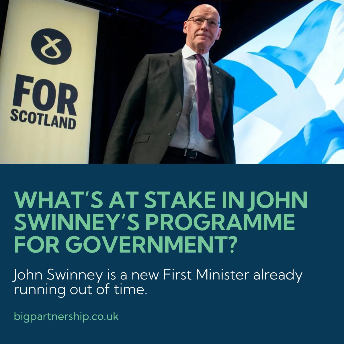 @Paul_Murphie from our Public Affairs team looks ahead to this week’s Programme for Government – and considers what it might mean for the First Minister and the country.

Read Here: bit.ly/3XugwfO

#BIGPartnership #BIGBlog #PublicAffairs