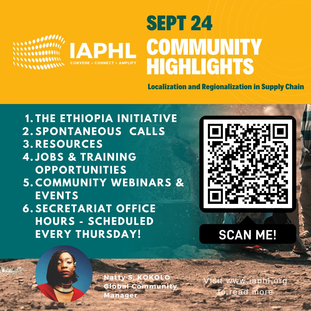 This month, we will continue to delve into localization and regionalization and keep an eye on the development of Mpox to ensure that we remain connected and informed to ensure health supply chains are responsive and resilient to this changing context.
👇 ow.ly/XnRP50TeWP0