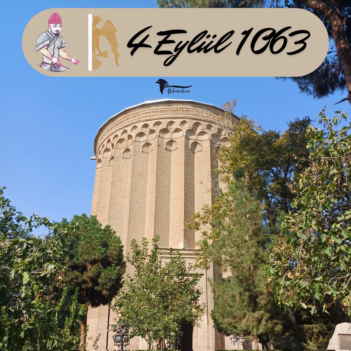 961 yıl önce ahirete göç eden Büyük Selçuklu Devleti kurucusu "es-Sultânü’l-muazzam" Tuğrul Bey'i saygı ve rahmetle anıyoruz.

4 Eylül 1063.