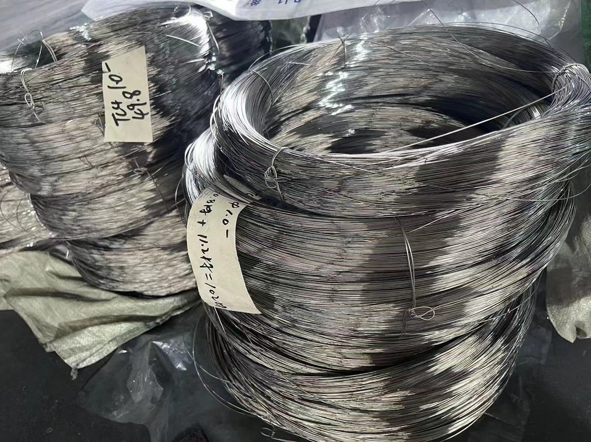 SophiaMaterjack's tweet image. GR5 Titanium Wire  in stock 
titanium rod/titanium bars/titanium stick
Industrial titanium rod
Medical titanium stick
Surgical implants
GR1-GR2-GR3-GR4-GR5-GR23-GR7
ASTM B348
ASTM F136
ASTM F67
ISO 5832-2
ISO 5832-3
#titaniumwire #titaniumproduct
#titaniumrod #titaniumstick
