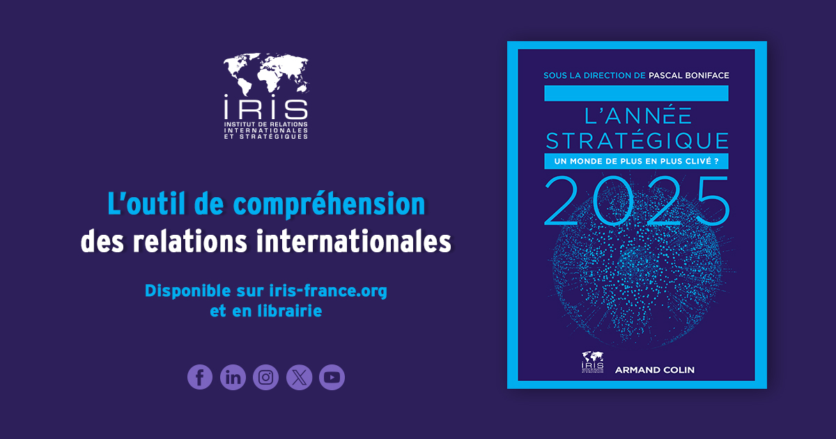 📖Jour de parution de L'Année stratégique 2025 !

<a href="/dunod_editeur/">Dunod, Armand Colin, InterEditions et Maxima</a> Armand Colin / IRIS Éditions, sous la direction de <a href="/PascalBoniface/">Pascal Boniface</a>. 

➡️cutt.ly/MeWQySG1

🧶1/3