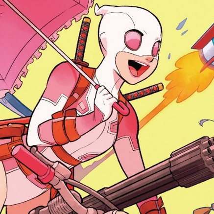 HYPEX's tweet image. Gwenpool now sells her Dual SMGs Mythic ‼️

The Mythic's Killfeed texts are:
• {PLAYER} turned {ENEMY} into comic dust with Gwenpool's Dualies
• Oops, {PLAYER} said bye-bye to {ENEMY} with Gwenpool's Dualies
• {PLAYER} erased {ENEMY} from the script with Gwenpool's Dualies
•…