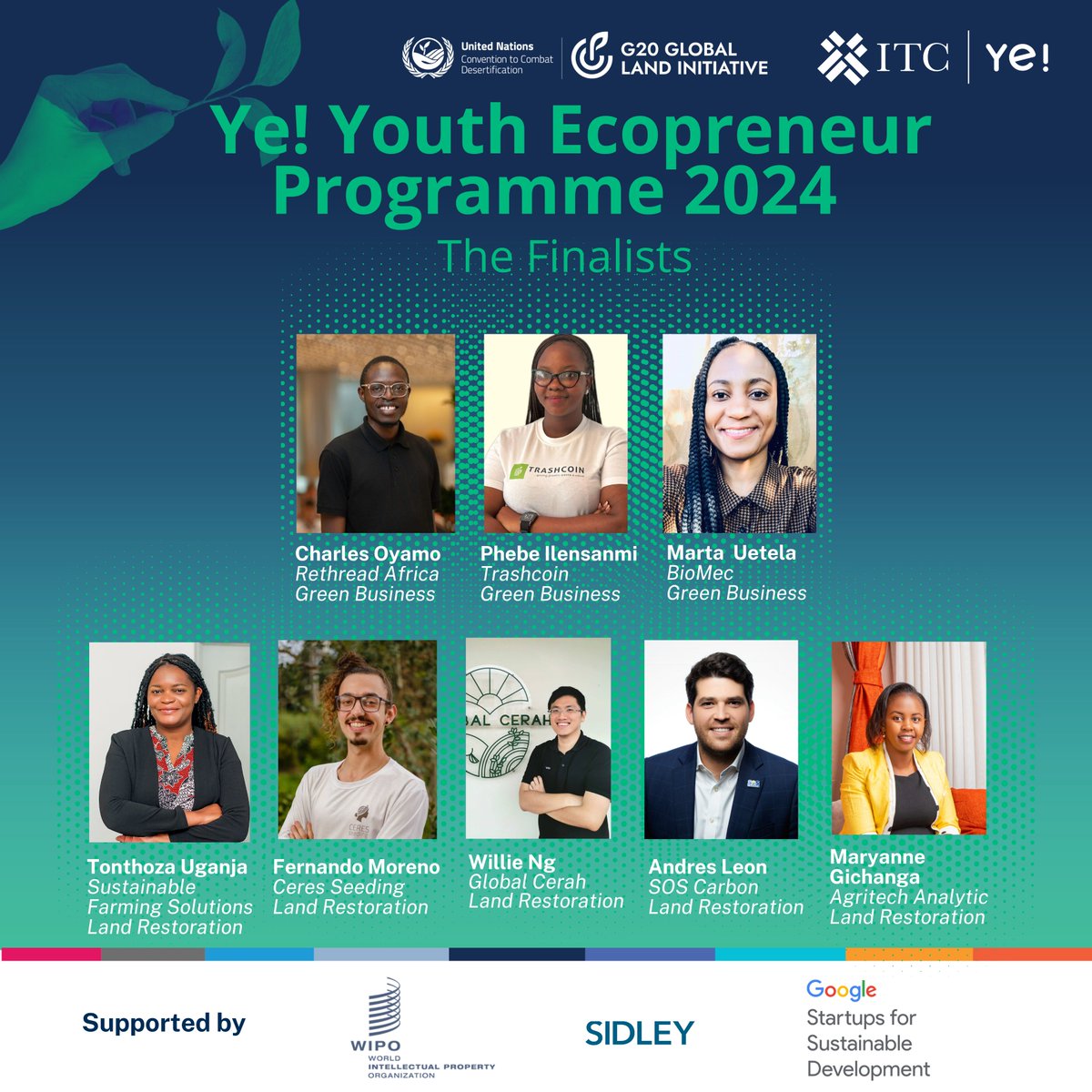 8 youth-led startups from Africa, Asia, the Caribbean and South America will take centre stage as finalists of the UN-led Youth Ecopreneur Awards, taking place on the sidelines of this year's UN General Assembly. #UNGA

Follow the final pitch➡️ bit.ly/4g8ocvp