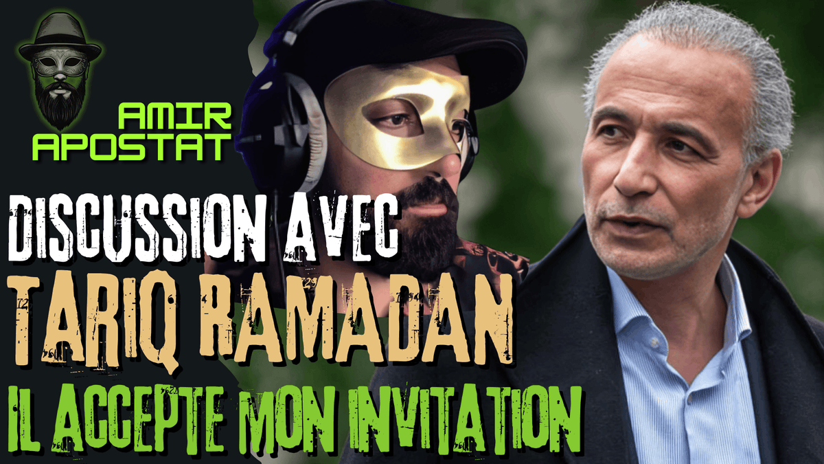 AmirApostat's tweet photo. Discussion avec Tariq Ramadan https://t.co/mcVS6aPmNA https://t.co/YSHDWNIP18