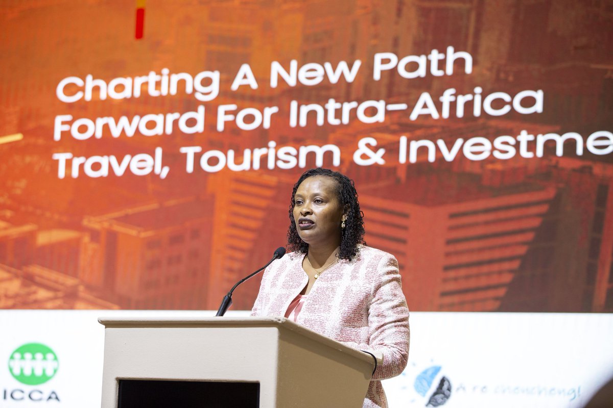 #VoyagesAfriq Emily Mburu-Ndoria, Director at AfCFTA Secretariat, emphasized the vital role of creative and tourism industries at #ATLF2024, describing them as the true "heartbeats of the continent."  

Africa’s pulse beats strong through its culture and innovation!