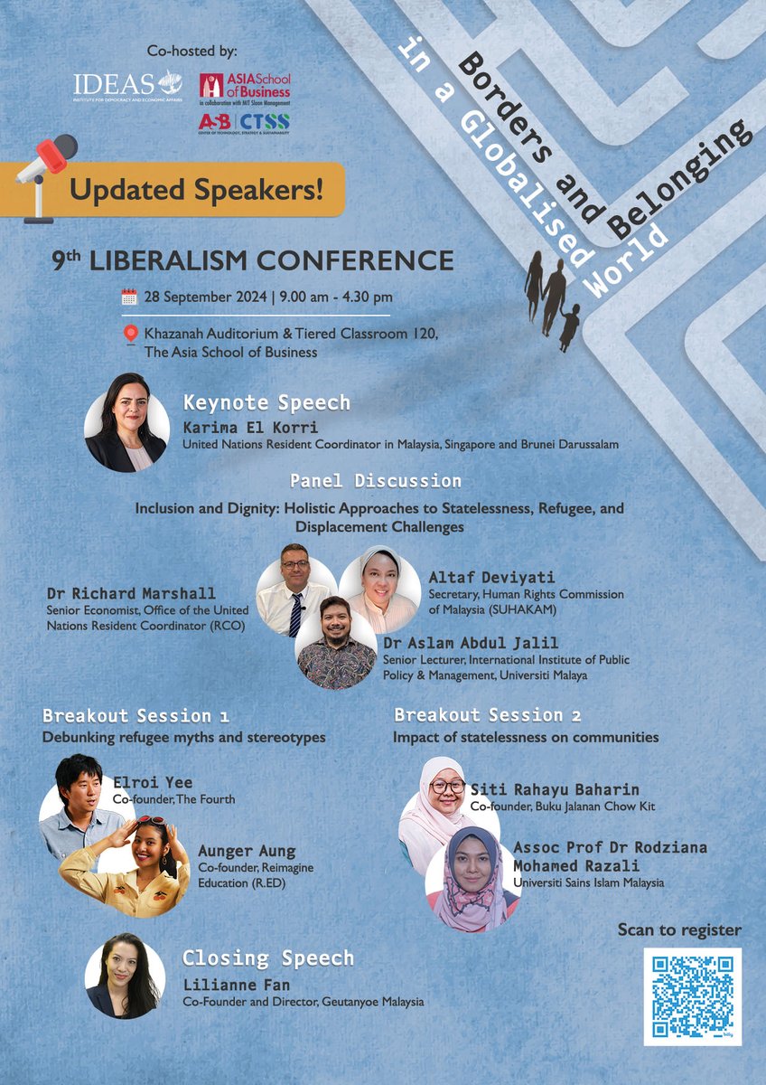 IDEAS Malaysia (@ideasmalaysia) on Twitter photo ๐ข We're thrilled to introduce the updated line up of speakers for our 9th Liberalism Conference!
Join us as we dive into the theme, "๐๐จ๐ซ๐๐๐ซ๐ฌ ๐๐ง๐ ๐๐๐ฅ๐จ๐ง๐ ๐ข๐ง๐  ๐ข๐ง ๐ ๐๐ฅ๐จ๐๐๐ฅ๐ข๐ฌ๐๐ ๐๐จ๐ซ๐ฅ๐ and gain fresh insights from these thought leaders.
Donโt miss ๐ข We're thrilled to introduce the updated line up of speakers for our 9th Liberalism Conference!
Join us as we dive into the theme, "๐๐จ๐ซ๐๐๐ซ๐ฌ ๐๐ง๐ ๐๐๐ฅ๐จ๐ง๐ ๐ข๐ง๐  ๐ข๐ง ๐ ๐๐ฅ๐จ๐๐๐ฅ๐ข๐ฌ๐๐ ๐๐จ๐ซ๐ฅ๐ and gain fresh insights from these thought leaders.
Donโt miss