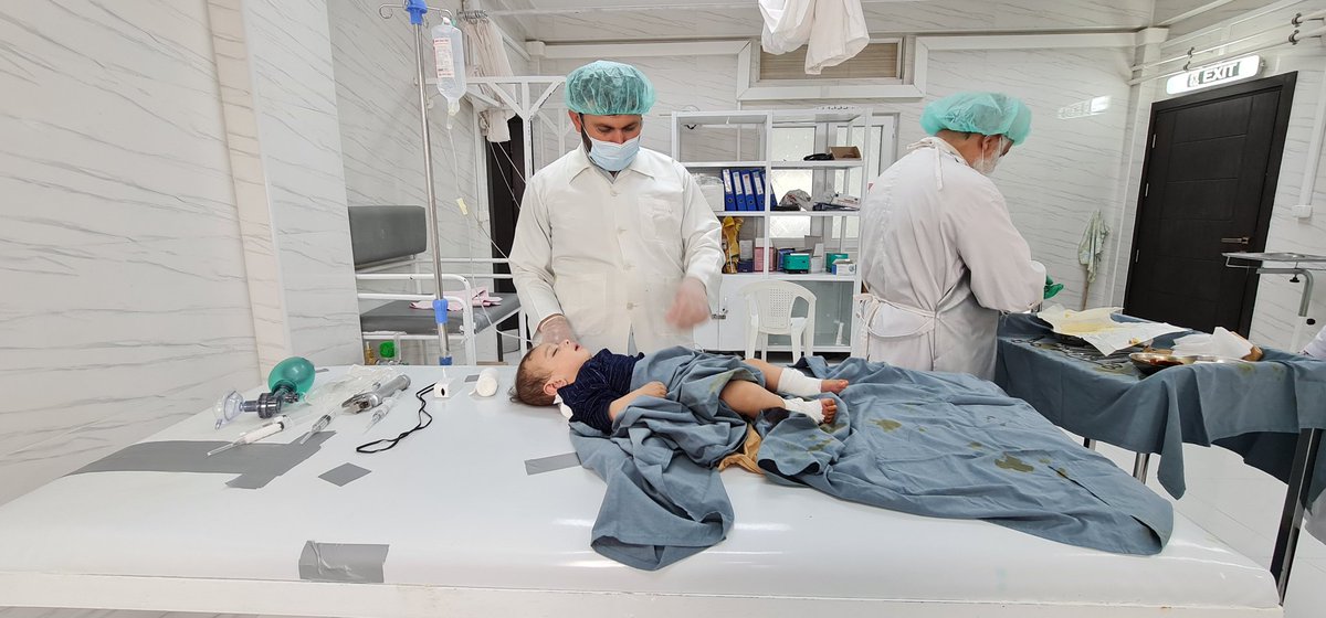 📸📷 of our colleagues treating children diagnosed with clubfeet at our physical rehabilitation centre in #Helmand. 
In the first half of 2024, more than 2,030 children were treated with clubfeet at our 7 physical rehabilitation centres across #Afghanistan.