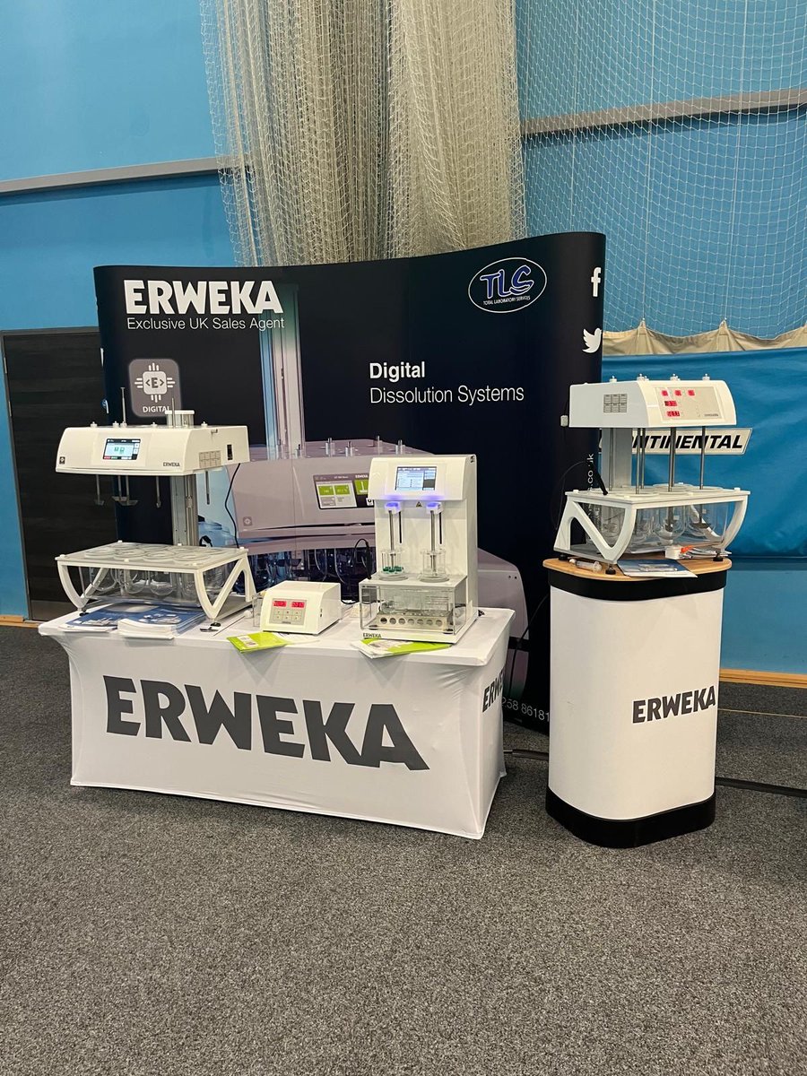 TotalLabService's tweet image. We’re at the APS PharmSci Conference at Huddersfield University until Friday morning. Pop along and see us and our lovely ERWEKA equipment.