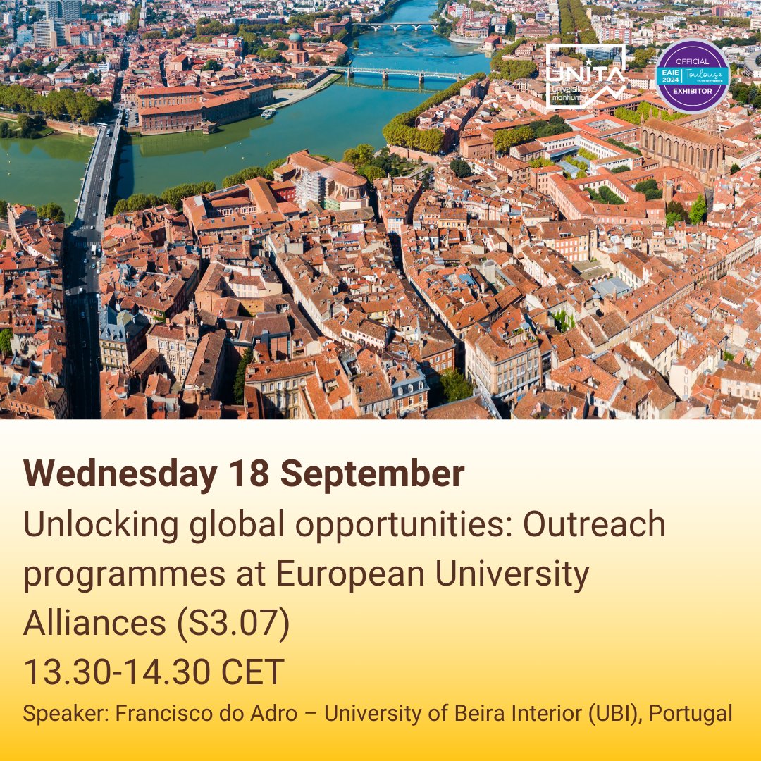 UMontium's tweet photo. 📍🇫🇷 We're thrilled to be at @TheEAIE ! 

👀 Will we see you there?

Booth: B01 

#ClimbyourFuture
#EAIE2024 https://t.co/G1CKNZ3xpr