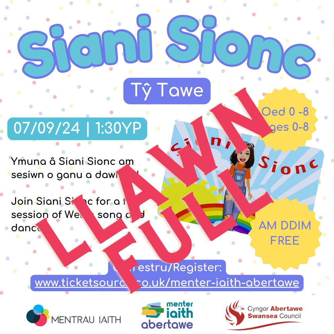 <a href="/TyTawe/">Tŷ Tawe</a> <a href="/cyngorabertawe/">Cyngor Abertawe</a> <a href="/SianElin16/">Sian Elin Williams / Siani Sionc</a> We can't wait to welcome Siani Sionc back to @tytawe this Saturday afternoon for a fun packed show. With thanks to <a href="/SwanseaCouncil/">Swansea Council</a> COAST Fund 🙌 

➡️ Doors open at 13:30, show to start at 13:45.
*This show is sold out.

@sianelin16 #yagym