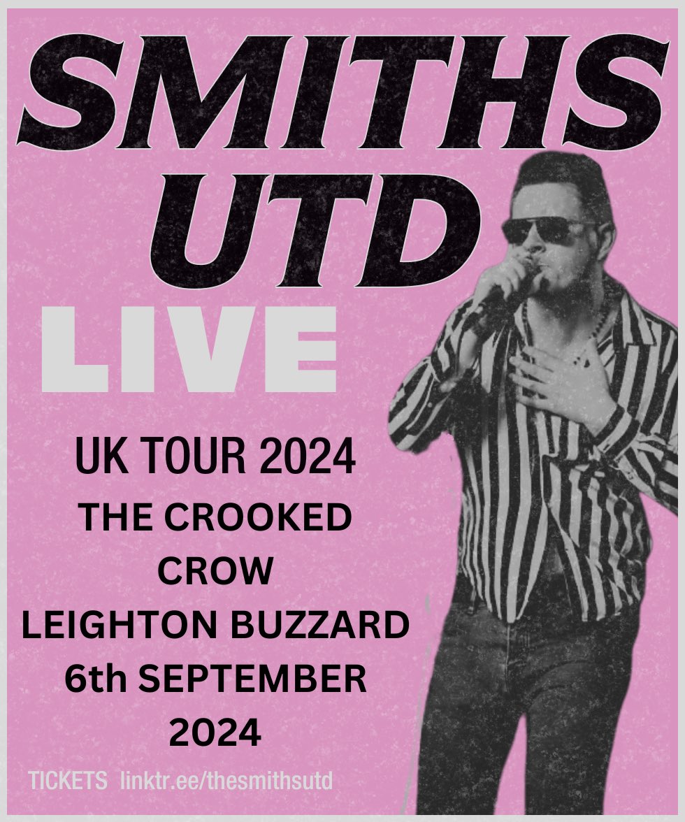 Limited tickets remaining wegottickets.com/event/630456 #thesmiths #thesmithsutd