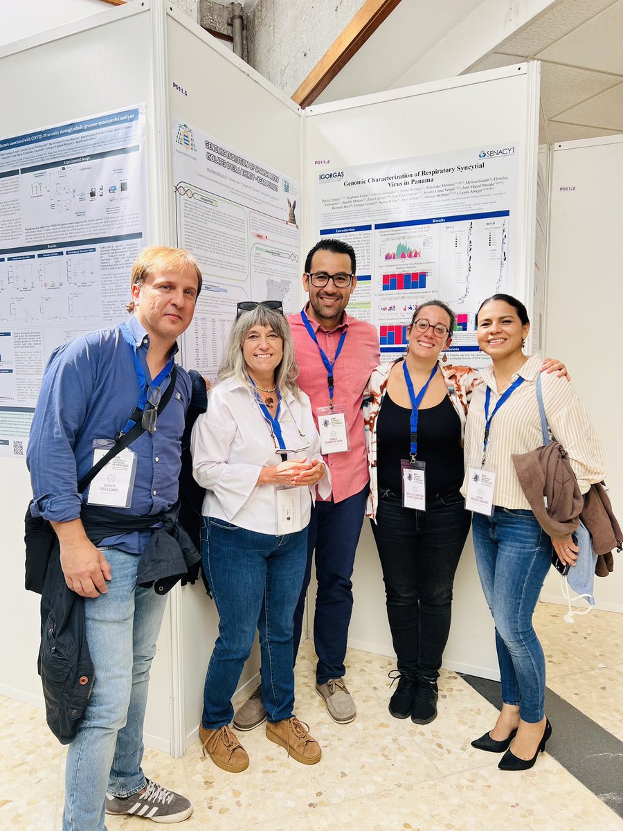 Participando y presentando trabajos de investigación desde #Panamá en el congreso de la <a href="/sev_virologia/">SEV Virología</a>. Un honor compartir con grandes amigos e investigadores del <a href="/SaludISCIII/">Instituto de Salud Carlos III (ISCIII)</a>. 
ft. <a href="/AbregoLeyda/">Leyda Abrego</a> <a href="/InstitutoGorgas/">Instituto Conmemorativo Gorgas</a>