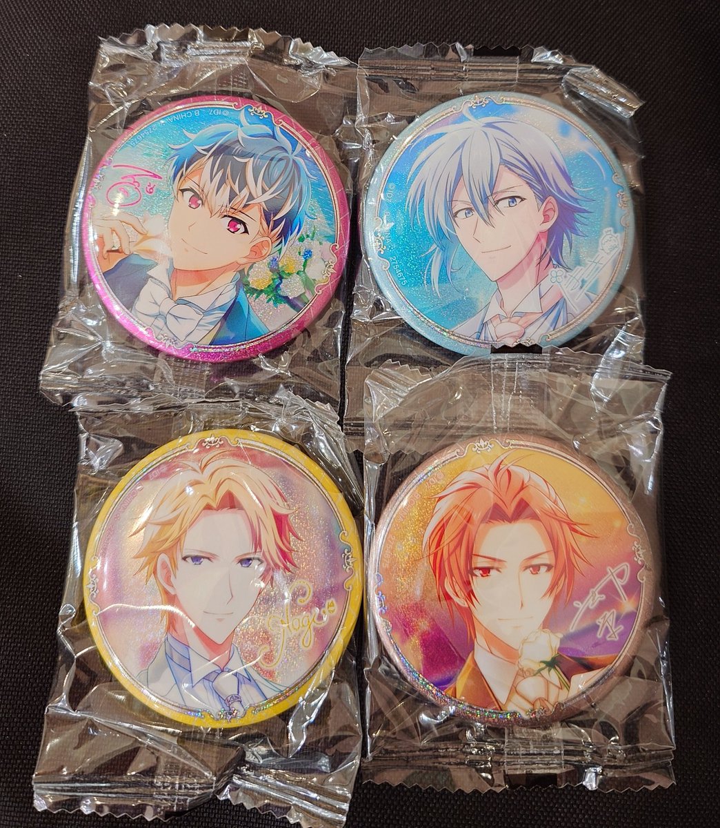 kurage_ni_sasa's tweet photo. アイドリッシュセブン アイナナ
マリマリ カプ缶 カプセル缶バッジ

【譲】環×2　百×2   ナギ　虎於　陸
【求】悠

1点からOKです◎郵送のみ。
お気軽にお声がけください。
二枚目出先のためIDなし。追加分の為画像分かれております。 https://t.co/GceffrHBr0