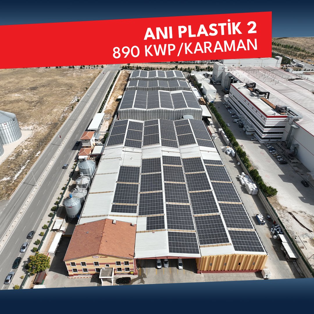 Karaman’da yer alan Anı Plast Ambalaj ve Plastik Sanayi firmasının 890 KWP gücündeki kurulumunu hizmete aldık. Firmamıza hayırlı olsun.
#ibtsolar #güneş #güneşenerjii #ges #güneşenerjisisantrali #enerjisantrali #enerji #elektrik #solar #sanayi #çatıtipiges #karaman #anıplast