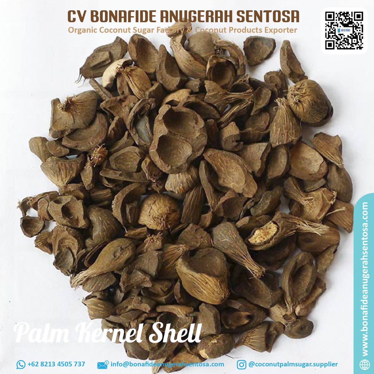Bonafidas's tweet image. Palm Kernel Shell has a hard surface so it can be used as a construction raw material. In addition, it can also be used as industrial fuel, because it can produce large and long-lasting embers.

#palmkernelshell #pks #kernelcharcoal #charcoal