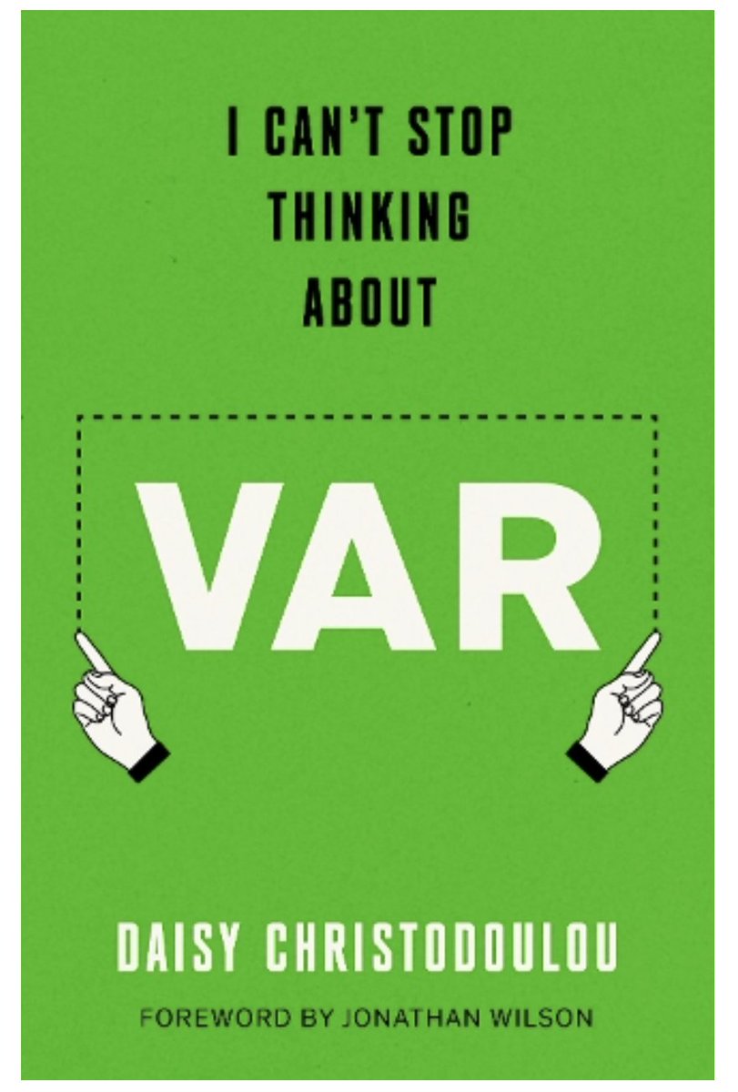 Daisy Christodoulou (@daisychristo) on Twitter photo Really excited to announce this.
I Can't Stop Thinking about VAR, published on 7th November. Available for pre-order now.
<a href="/_SwiftPress/">Swift Press</a> <a href="/jonawils/">Jonathan Wilson</a>
amzn.eu/d/d3lLcnQ
waterstones.com/book/i-cant-st… Really excited to announce this.
I Can't Stop Thinking about VAR, published on 7th November. Available for pre-order now.
<a href="/_SwiftPress/">Swift Press</a> <a href="/jonawils/">Jonathan Wilson</a>
amzn.eu/d/d3lLcnQ
waterstones.com/book/i-cant-st…