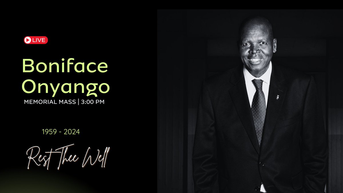 RivieraRwanda's tweet photo. Celebrating the life of Mzee Boniface Onyango. This memorial mass honors a beloved educator, father figure, and mentor. As the former principal of Riviera High School, Mr. Onyango touched countless lives. 
Join us as we gather to remember his legacy. The mass begins at 3 PM. https://t.co/UC93zsxtdA