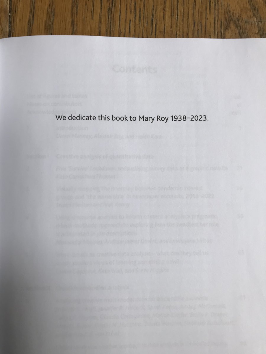 Ali Roy (@aliroy01) on Twitter photo This arrived in the post today. My lovely co-editors
<a href="/DrHelenKara/">Helen Kara 🇺🇦 #FreeUkraine</a> and <a href="/dawnmannay/">Professor Dawn Mannay</a>
agreed to the dedication. So pleased to have contributed to this. @UCLanResearch <a href="/policypress/">Policy Press</a> policy.bristoluniversitypress.co.uk/the-handbook-o… This arrived in the post today. My lovely co-editors
<a href="/DrHelenKara/">Helen Kara 🇺🇦 #FreeUkraine</a> and <a href="/dawnmannay/">Professor Dawn Mannay</a>
agreed to the dedication. So pleased to have contributed to this. @UCLanResearch <a href="/policypress/">Policy Press</a> policy.bristoluniversitypress.co.uk/the-handbook-o…